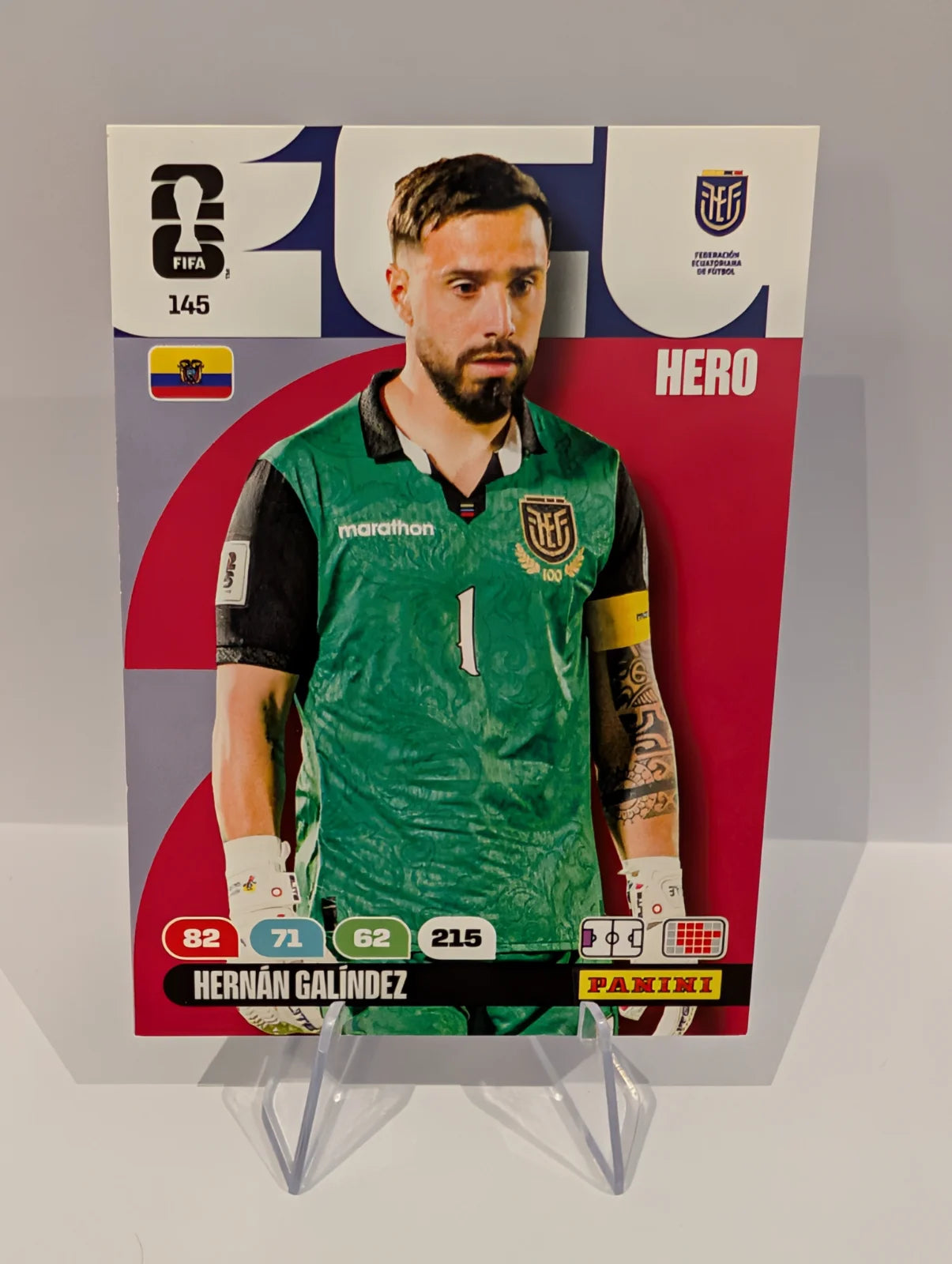 145 Hernan Galindez - Ecuador - Panini Adrenalyn XL World Cup 2026