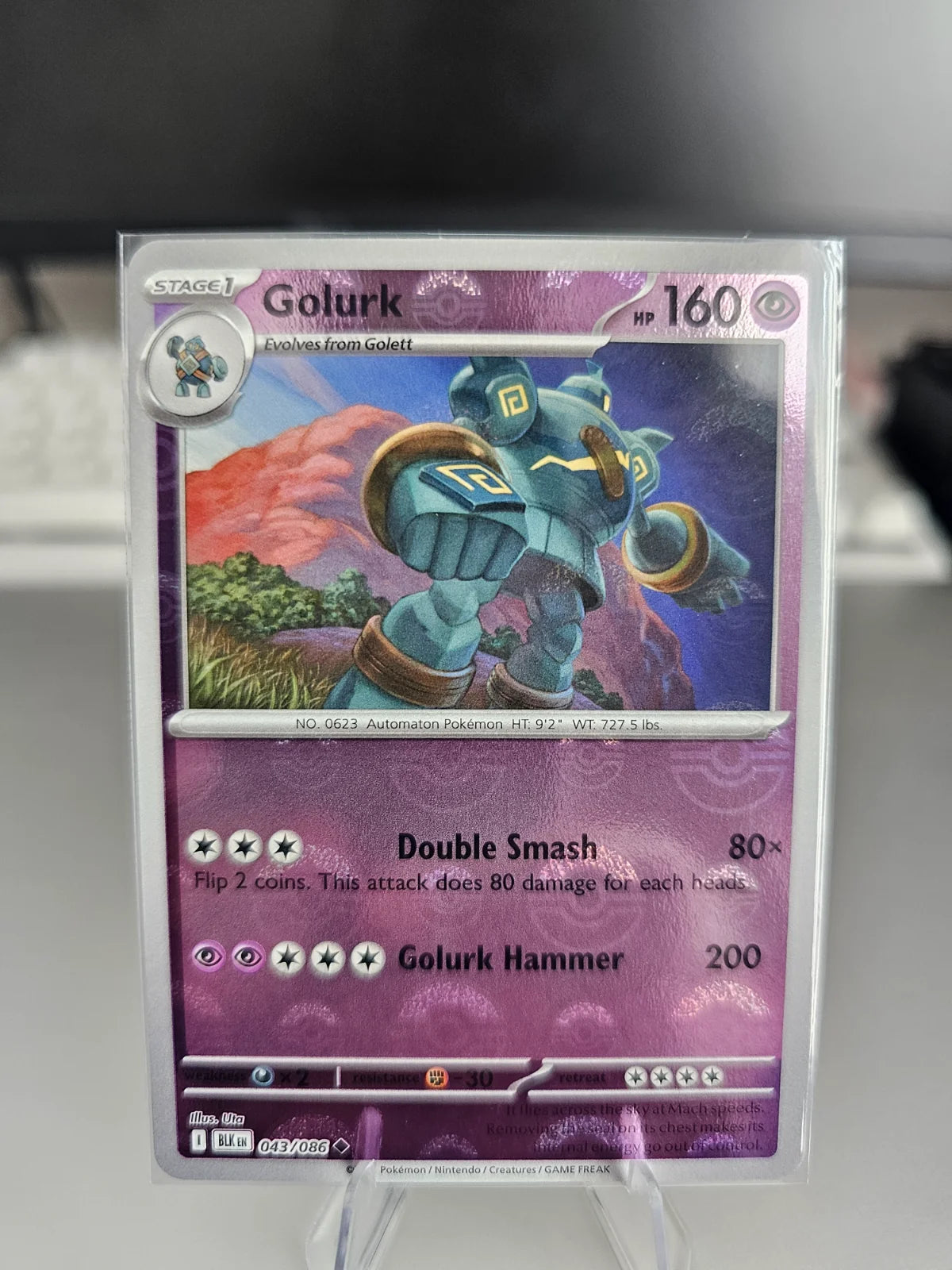 Golurk (Poke Ball Pattern) 043/086 · Holofoil (Black Bolt)