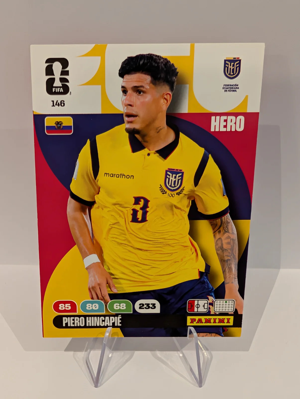 146 Pedro Hincapie - Ecuador - Panini Adrenalyn XL World Cup 2026