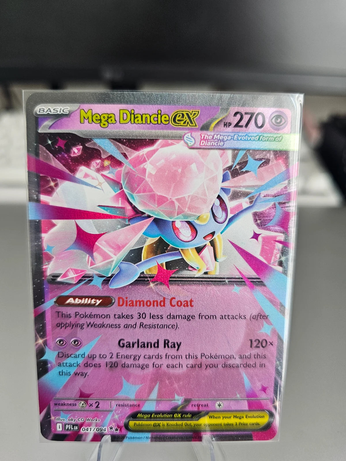 Mega Diancie ex 041/094 · Holofoil (Phantasmal Flames)