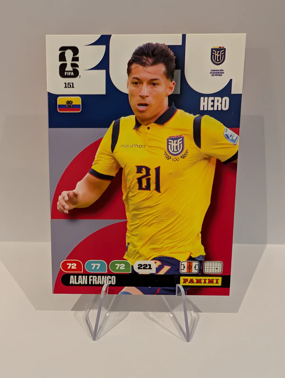 151 Alan Franco - Ecuador - Panini Adrenalyn XL World Cup 2026