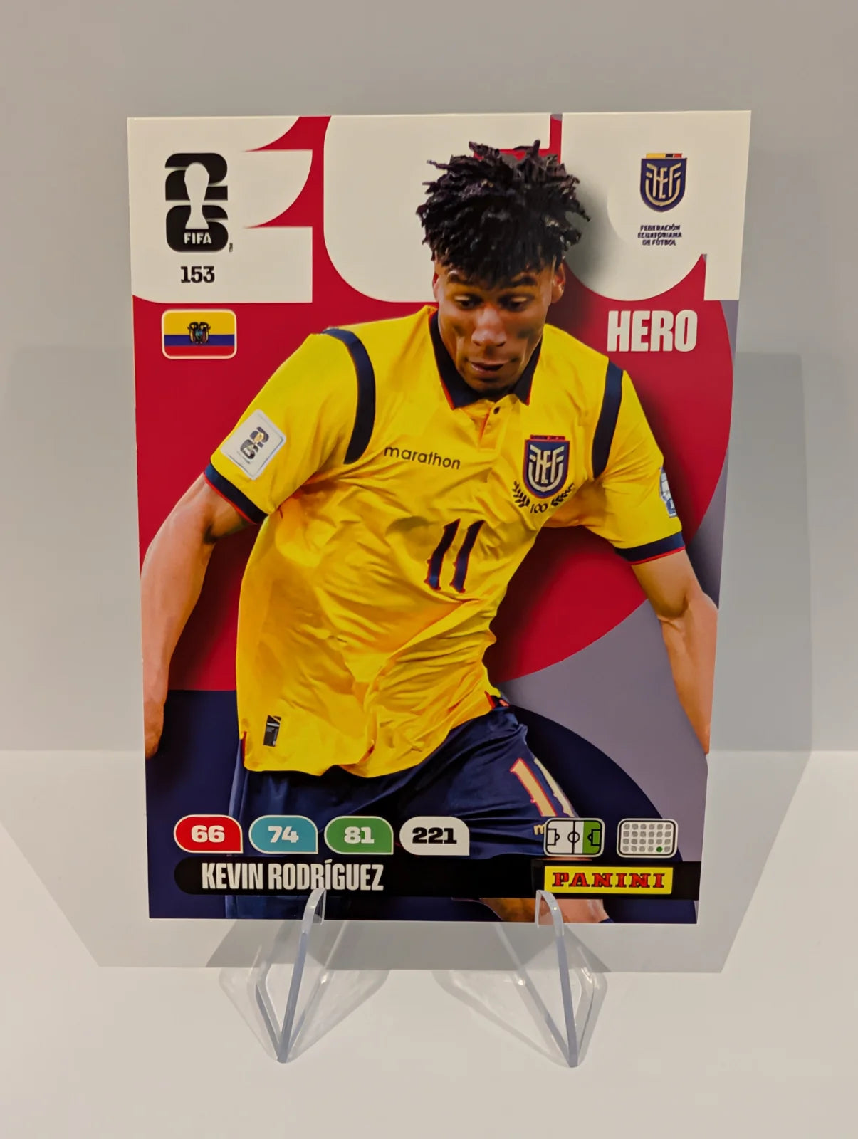 153 Kevin Rodriguez - Ecuador - Panini Adrenalyn XL World Cup 2026