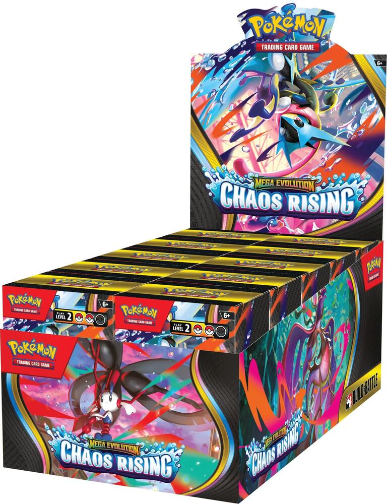 Mega Evolution - Chaos Rising Build & Battle Deck Display ME04 (CRI)
