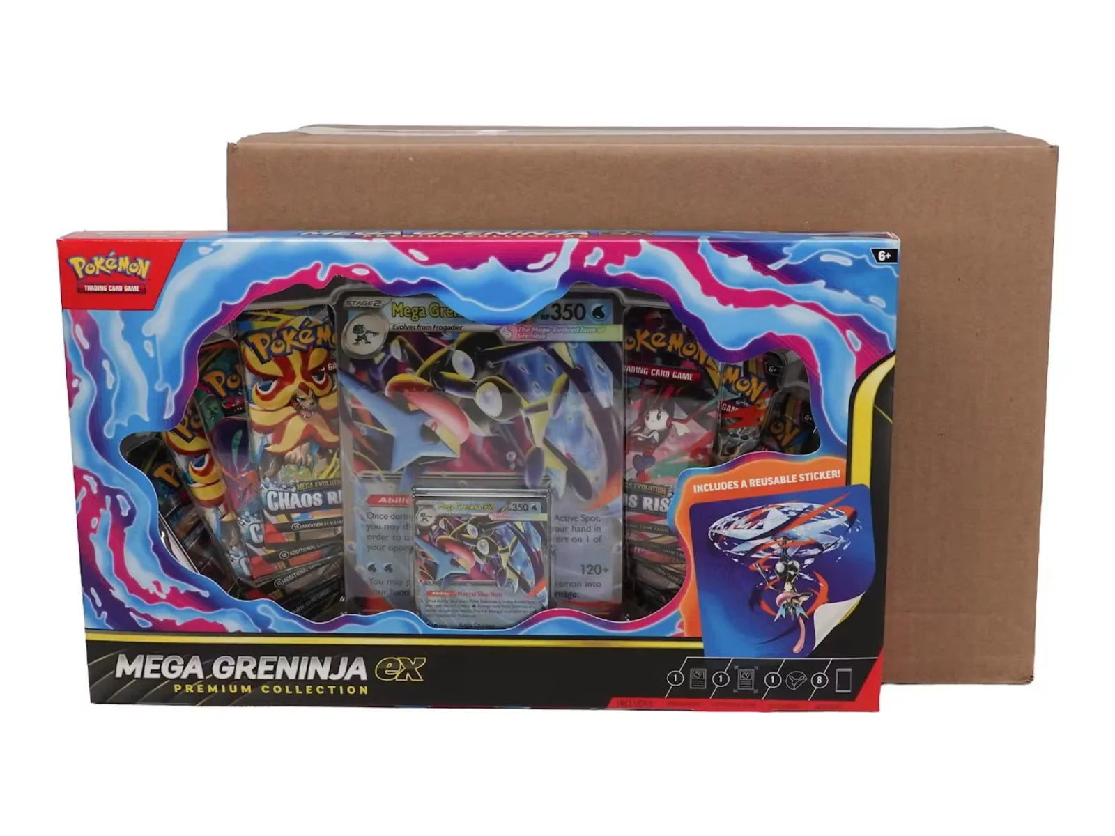 Pokémon TCG: Mega Greninja ex Premium Collection 6-Box Case