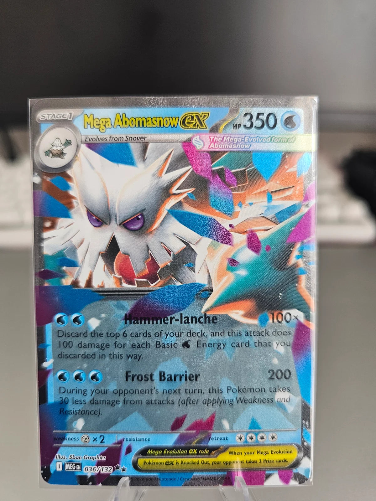 Mega Abomasnow ex 036/132 · Holofoil (Mega Evolution)