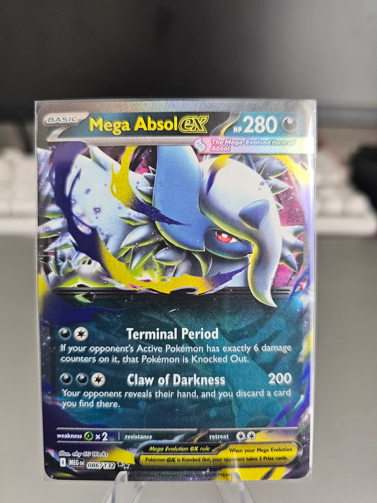 Mega Absol ex 086/132 · Holofoil (Mega Evolution)