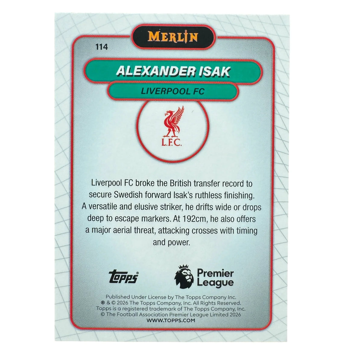 Isak  - 92/199 - Liverpool