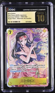 One Piece TCG: Nico Robin Heroines Edition CGC PRISTINE 10