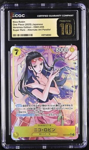 One Piece TCG: Nico Robin Heroines Edition CGC PRISTINE 10