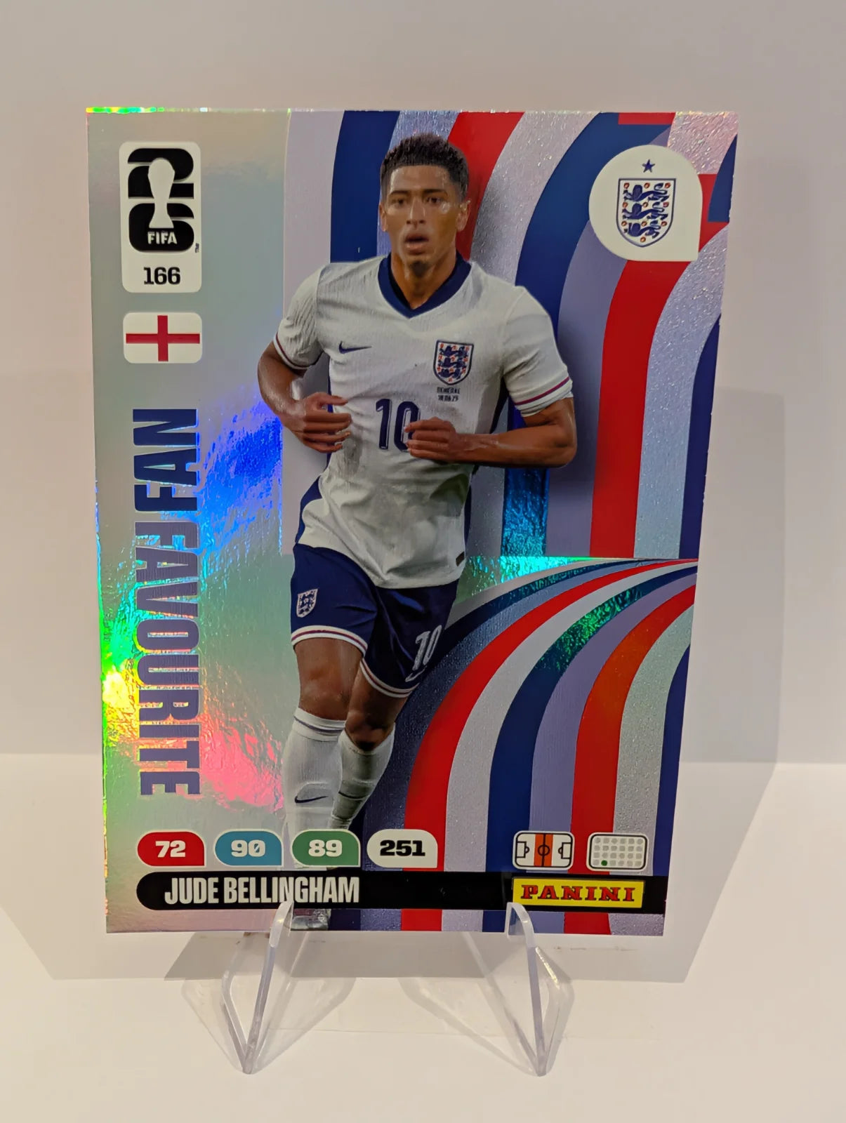 166 Jude Bellingham - England - Panini Adrenalyn XL World Cup 2026
