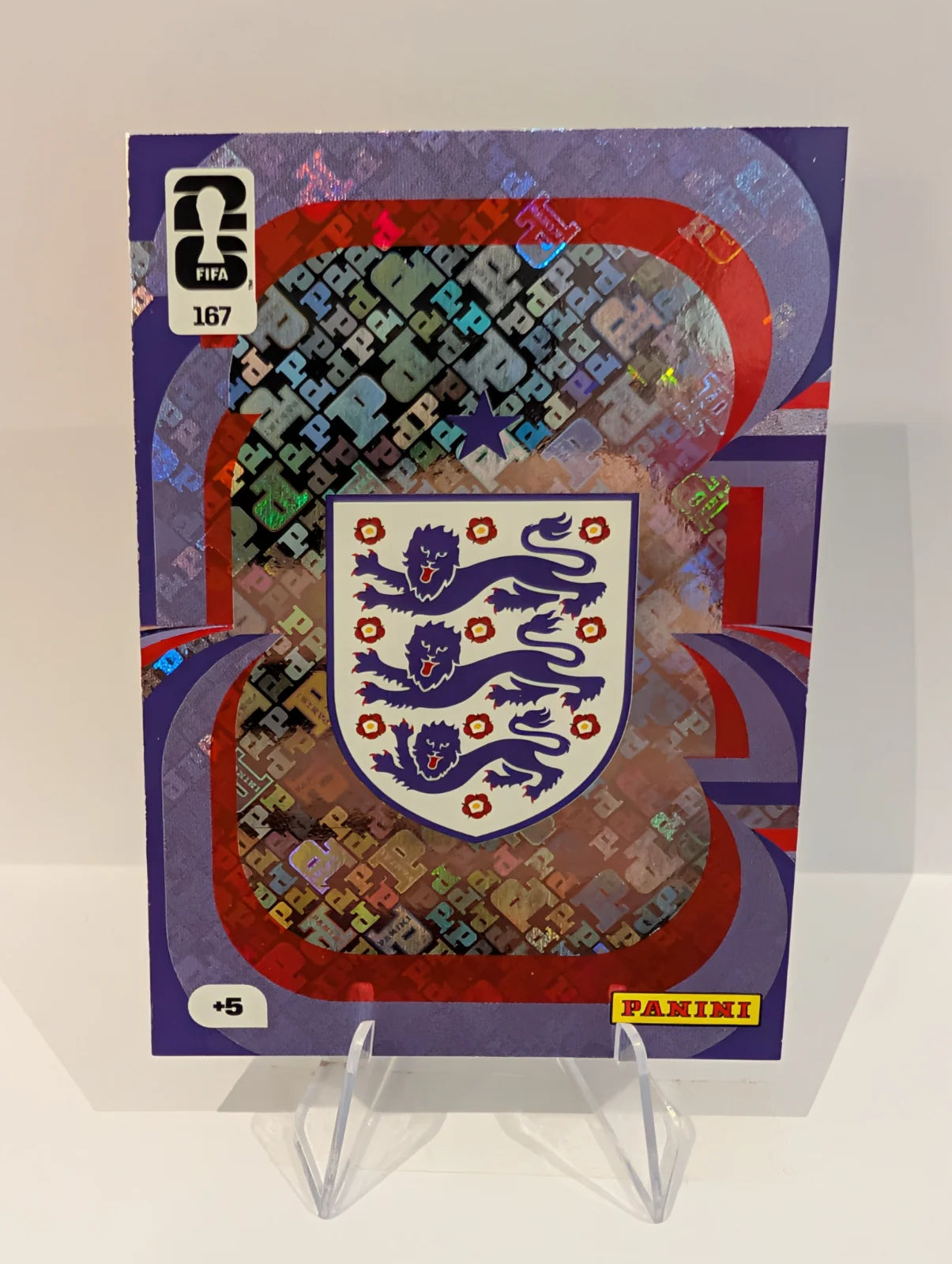167 Team Crest - England - Panini Adrenalyn XL World Cup 2026