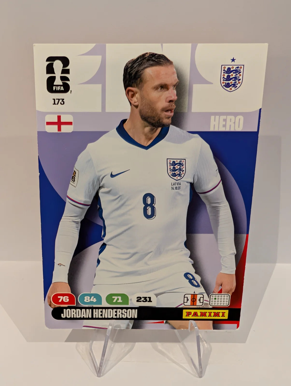 172 Jordan Henderson - England - Panini Adrenalyn XL World Cup 2026