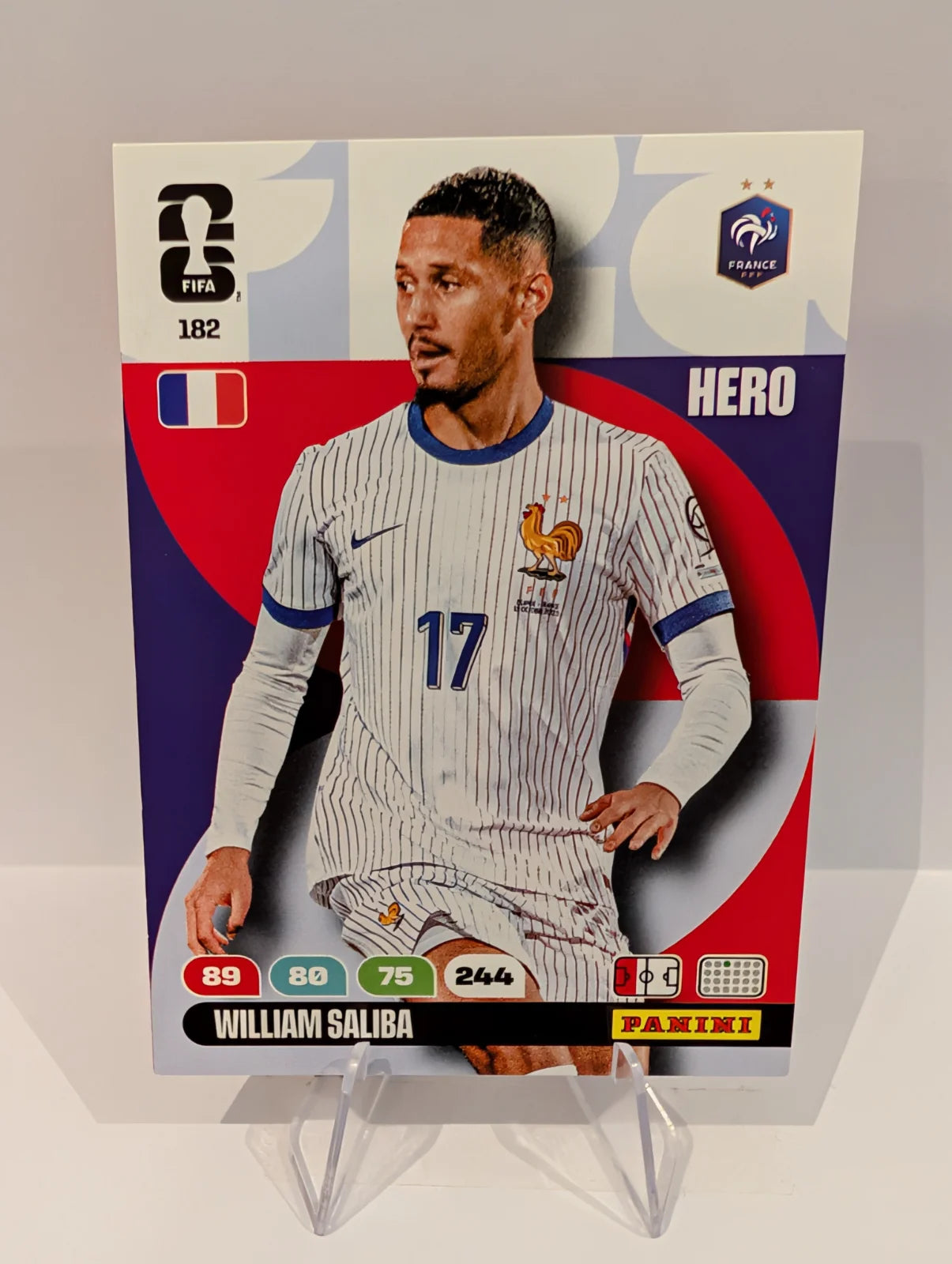 182 William Saliba - France - Panini Adrenalyn XL World Cup 2026