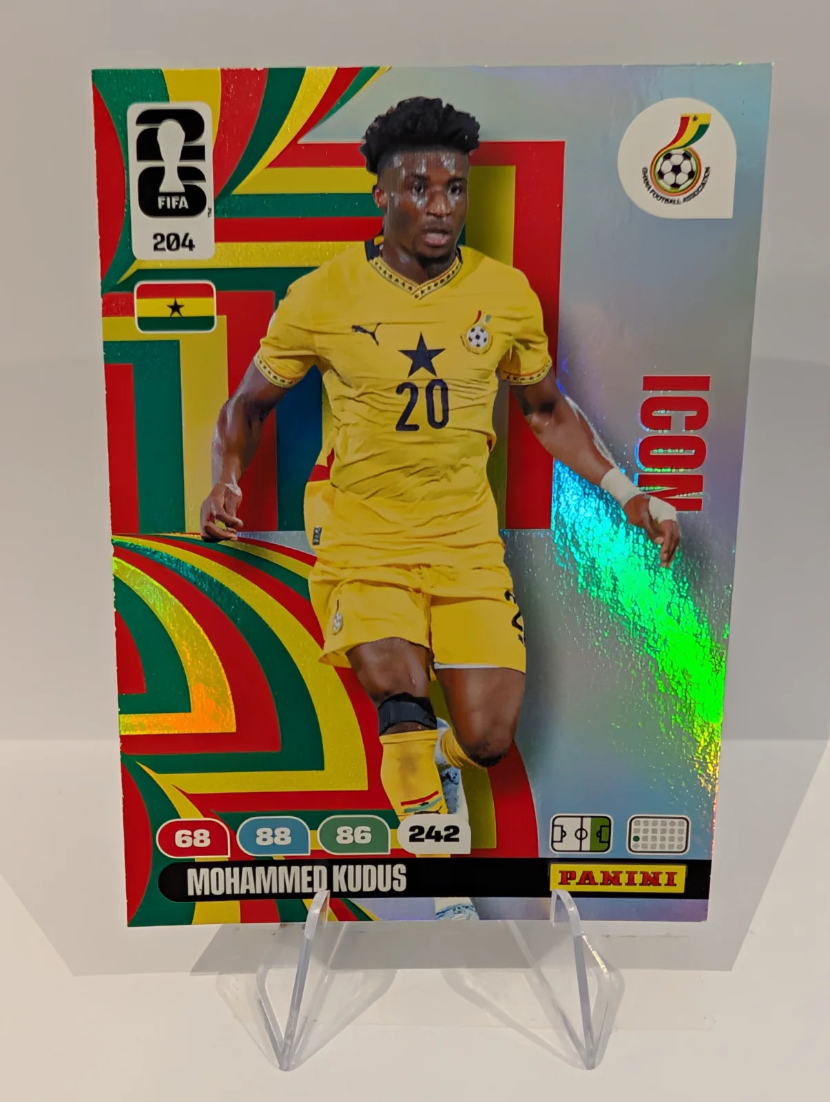 204 Mohammed Kudus - Ghana - Panini Adrenalyn XL World Cup 2026
