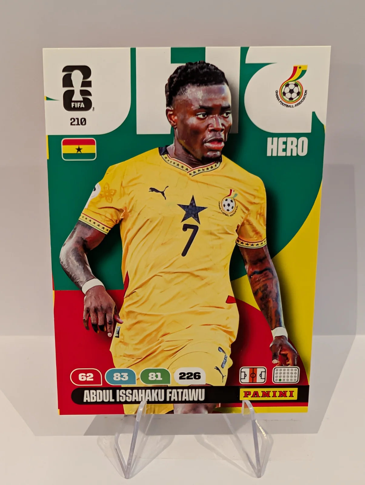 210 Abdul Issahaku Fatawu - Ghana - Panini Adrenalyn XL World Cup 2026