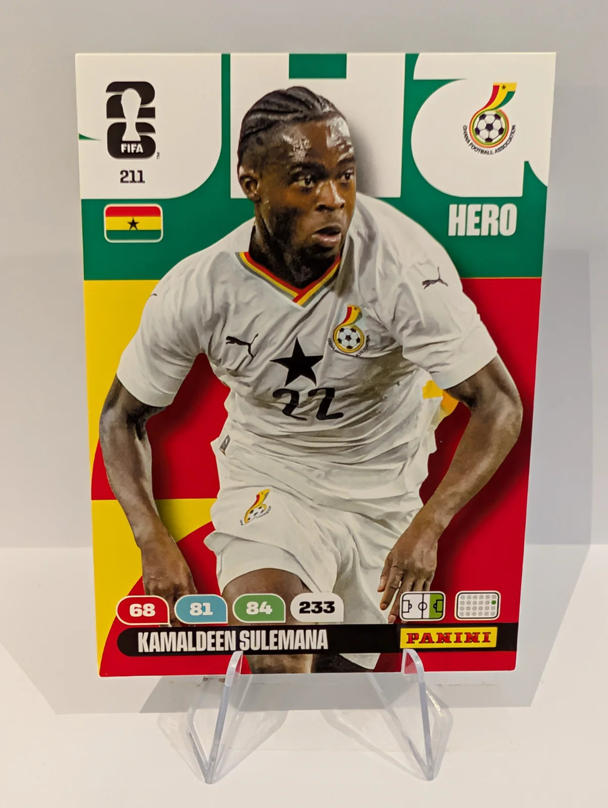 211 Kamaldeen Sulemana - Ghana - Panini Adrenalyn XL World Cup 2026