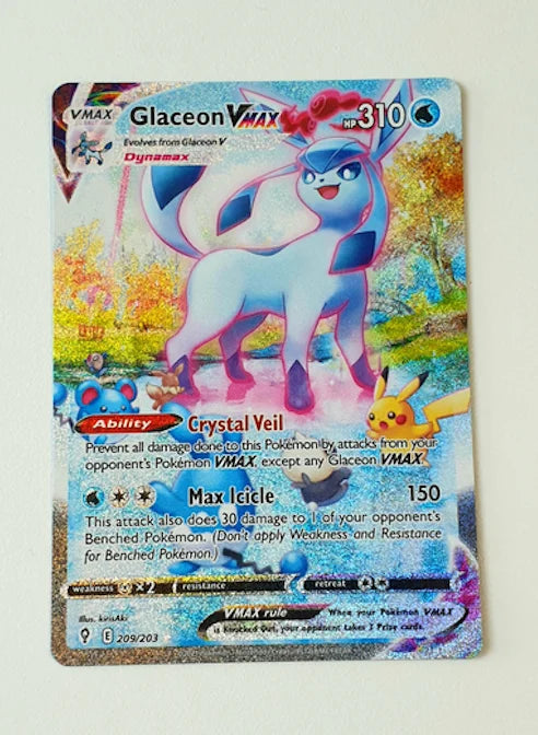 Glaceon VMAX (Alternate Art Secret) 209/203 · Holofoil (Evolving Skies)
