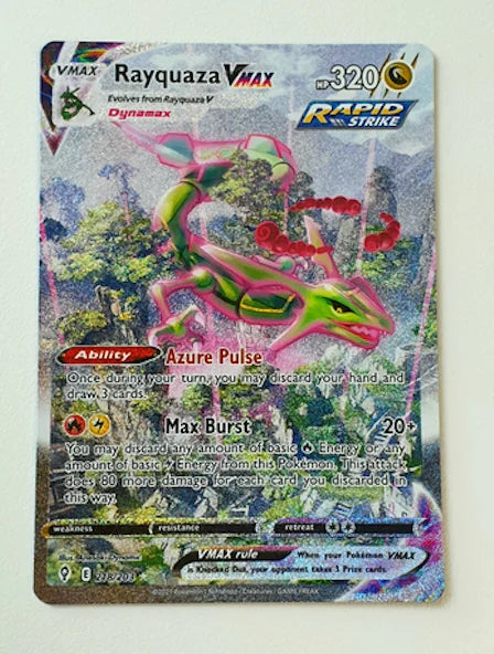 Rayquaza VMAX (Alternate Art Secret) 218/203 · Holofoil (Evolving Skies)