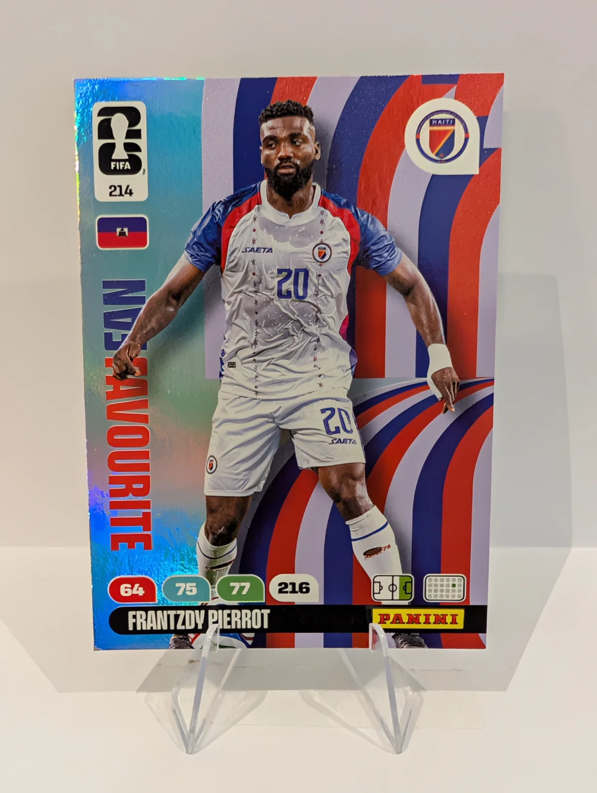 214 Frantzdy Pierrot - Haiti - Panini Adrenalyn XL World Cup 2026