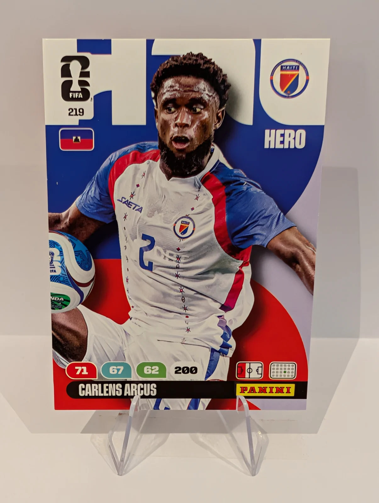 219 Carlens Arcus - Haiti - Panini Adrenalyn XL World Cup 2026