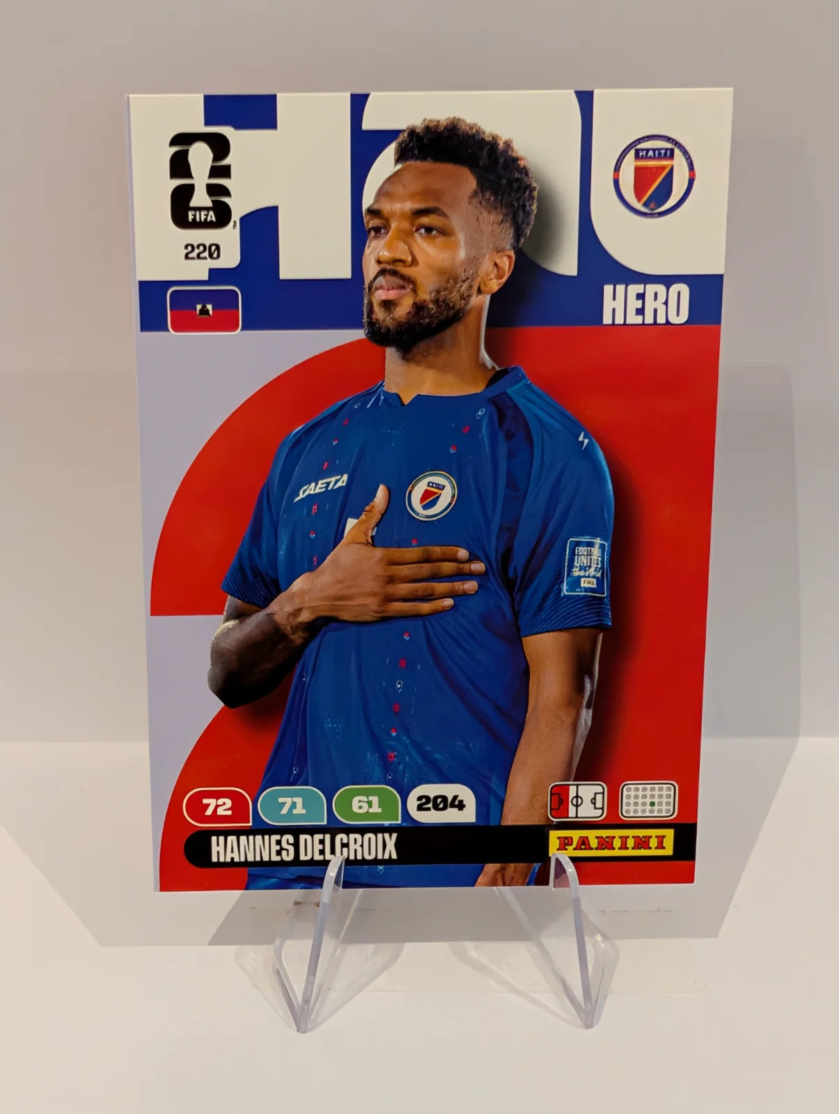 220 Hannes Delcroix - Haiti - Panini Adrenalyn XL World Cup 2026