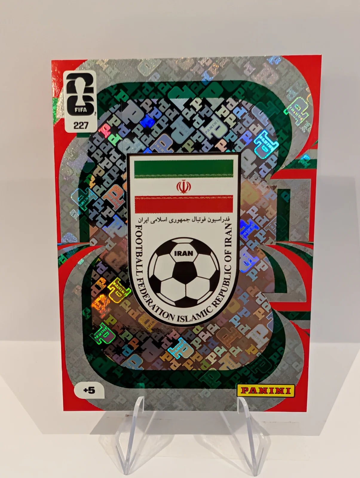 227 Team Crest - Iran - Panini Adrenalyn XL World Cup 2026
