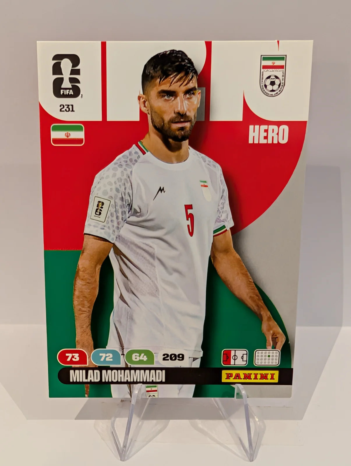 231 Milad Mohammadi - Iran - Panini Adrenalyn XL World Cup 2026