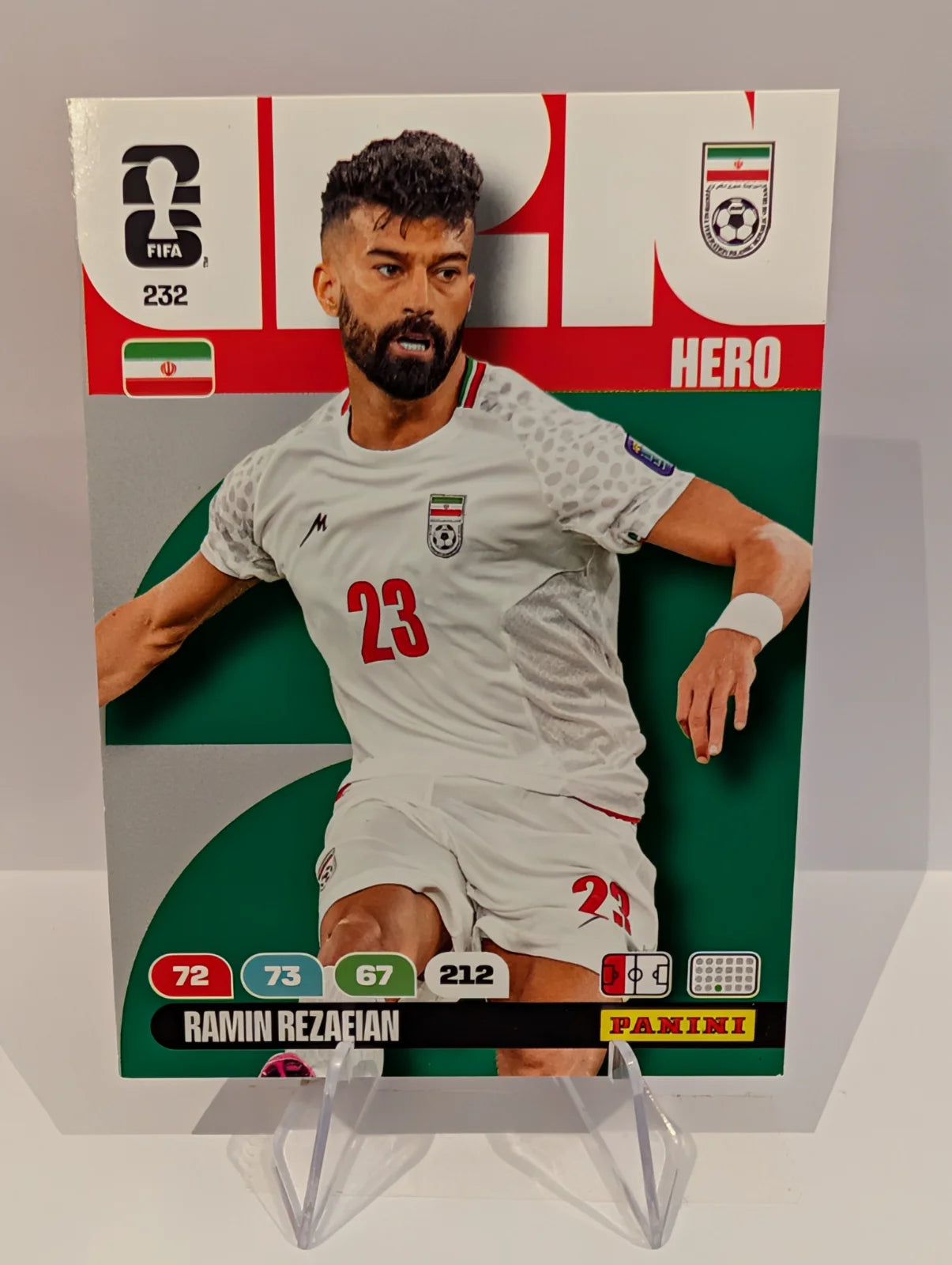 232 Ramin Rezaeian - Iran - Panini Adrenalyn XL World Cup 2026