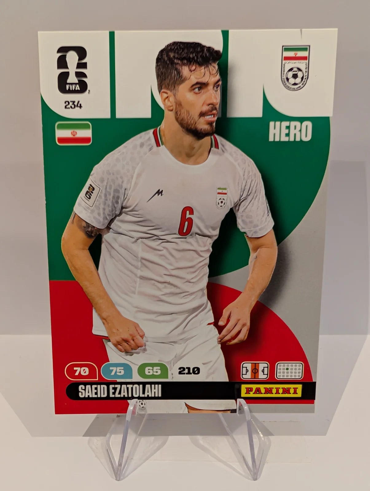 234 Saeid Ezatolahi - Iran - Panini Adrenalyn XL World Cup 2026