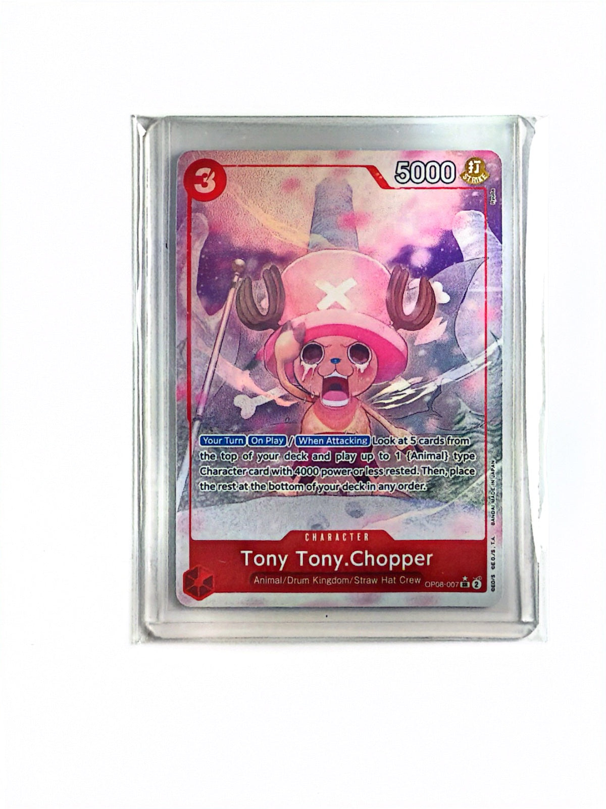 Tony Tony.Chopper (0070) (Parallel) OP08-007 · Foil (Two Legends)
