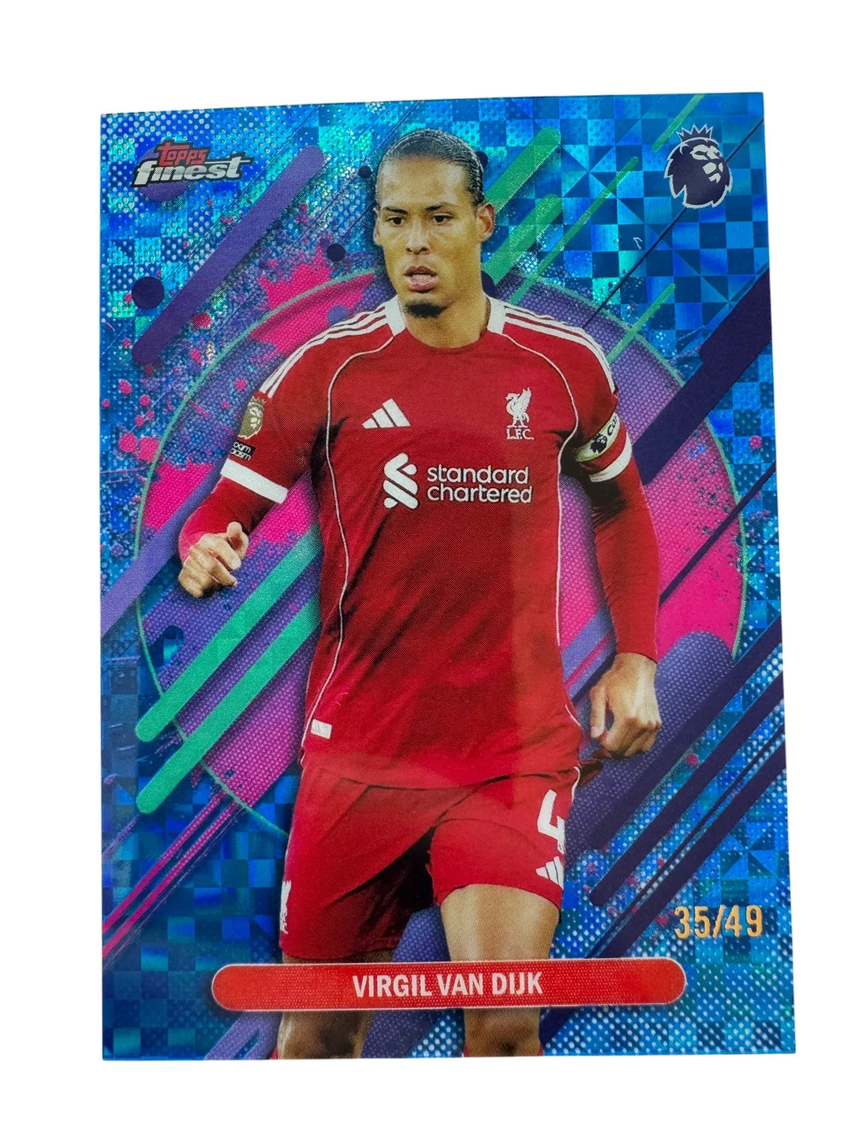 Van Djik - 35/49. - Liverpool - Topps Finest