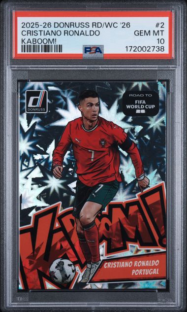 2025-26 Donruss Road to World Cup 2026 - Cristiano Ronaldo Kaboom