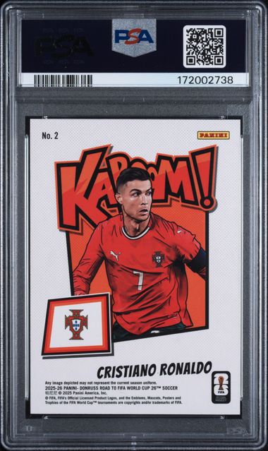 2025-26 Donruss Road to World Cup 2026 - Cristiano Ronaldo Kaboom