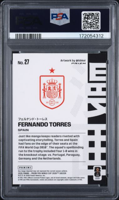 2026 Prizm World Cup 2026 - Fernando Torres Manga