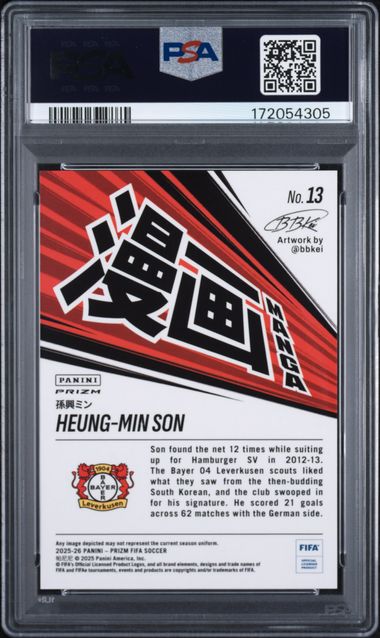 2026 Prizm World Cup 2026 - Heung-Min Son Manga