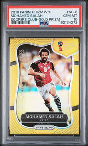 2018 PANINI PRIZM WORLD CUP SCORERS CLUB MOHAMED SALAH SCORERS CLUB