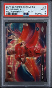 2025-2026 TOPPS CHROME PREMIER LEAGUE HELIX RIO NGUMOHA HELIX - SUPERFRACTOR 1/1