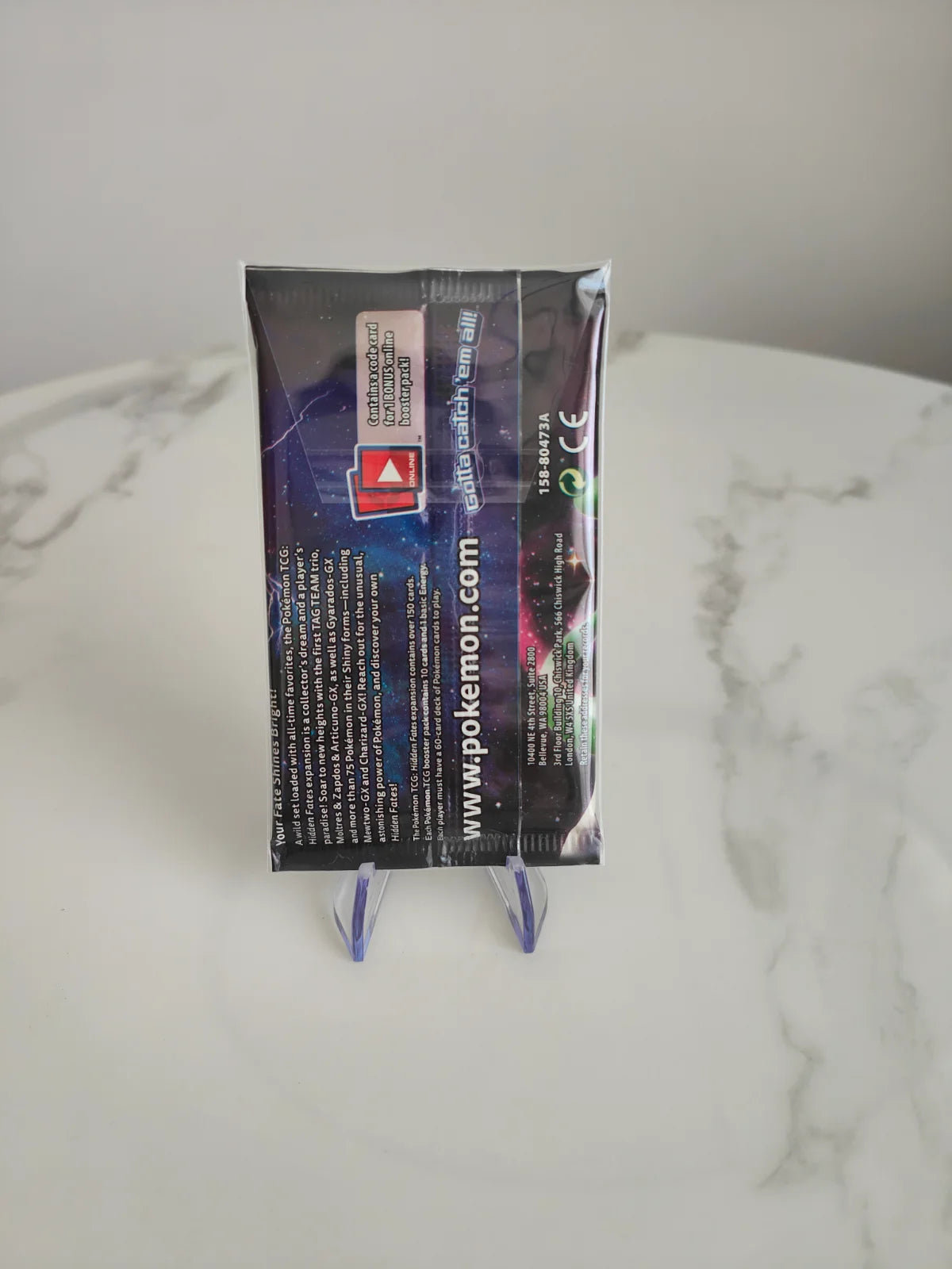 Hidden Fates 1X Booster Pack (New Sealed)
