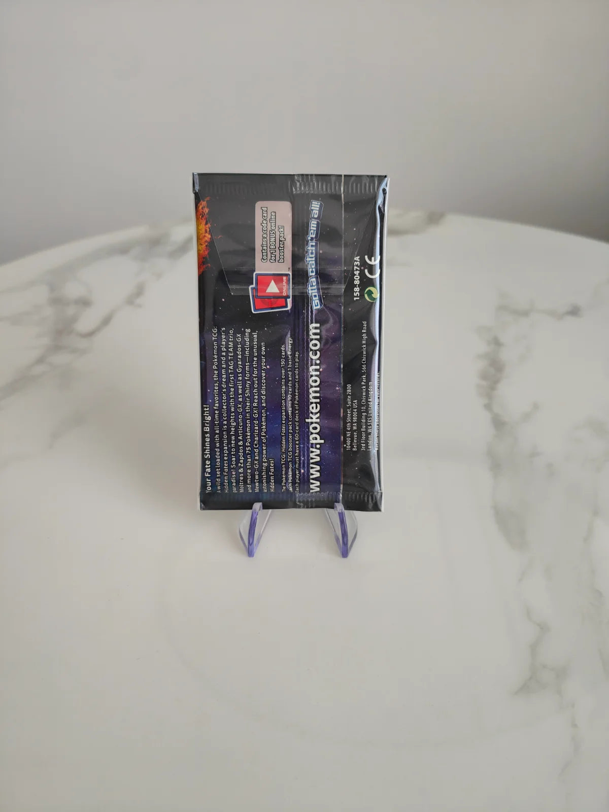 Hidden Fates 1X Booster Pack (New Sealed)