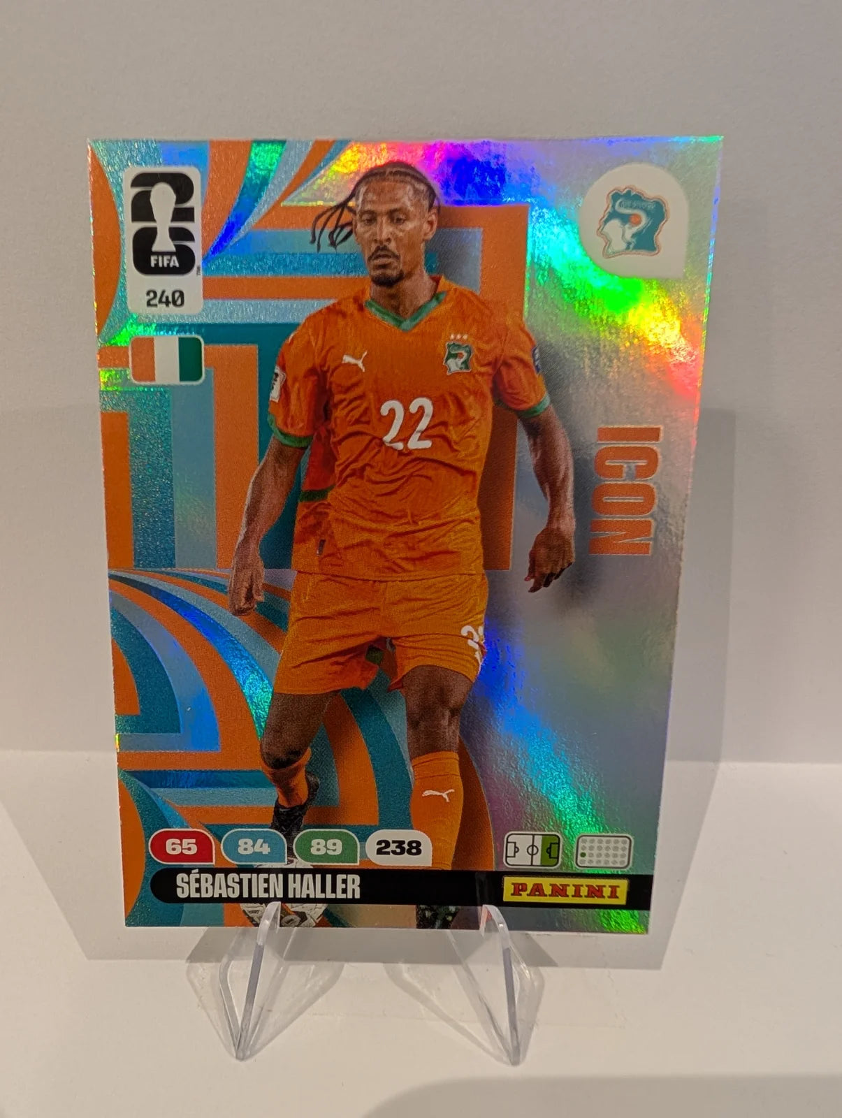 240 Sebastien Haller - Ivory Coast - Panini Adrenalyn XL World Cup 2026