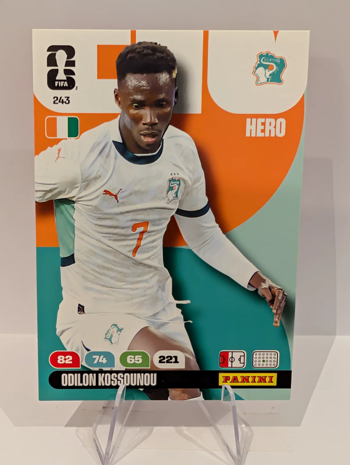 243 Odilon Kossounou - Ivory Coast - Panini Adrenalyn XL World Cup 2026