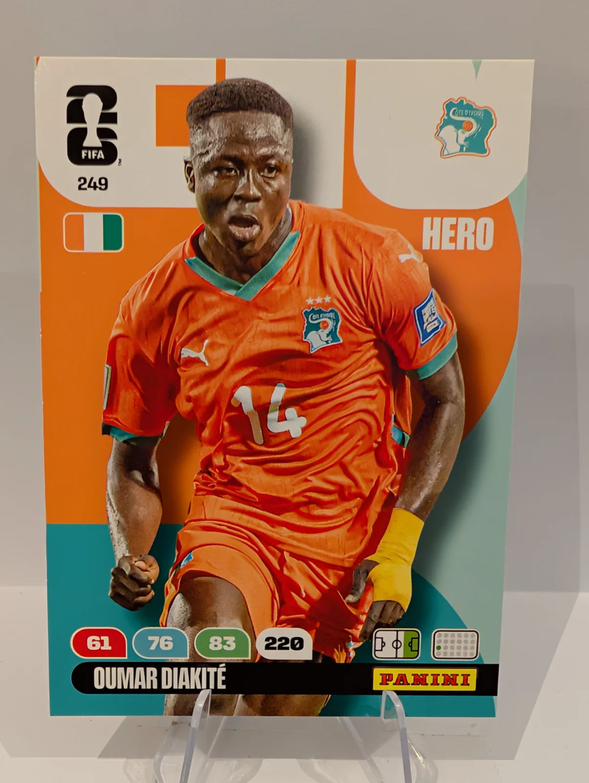 249 Omar Diakite - Ivory Coast - Panini Adrenalyn XL World Cup 2026