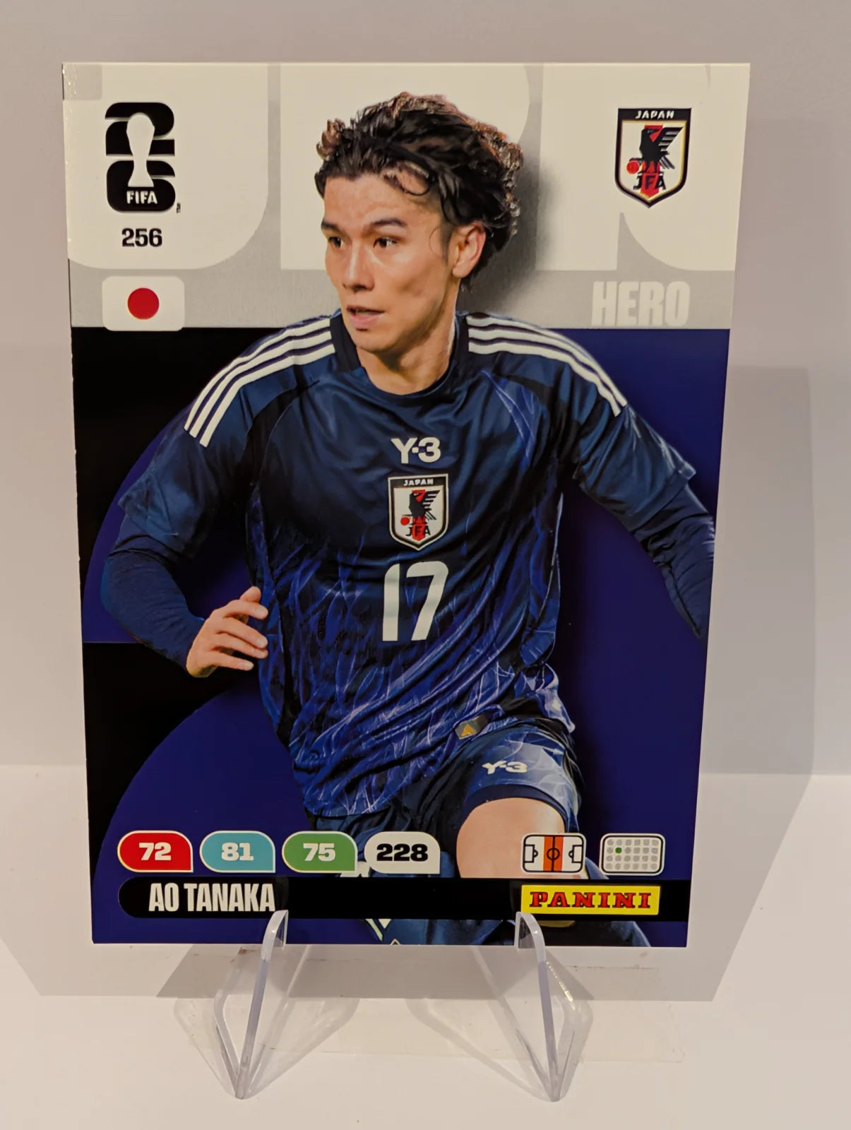 256 Ao Tanaka - Japan - Panini Adrenalyn XL World Cup 2026