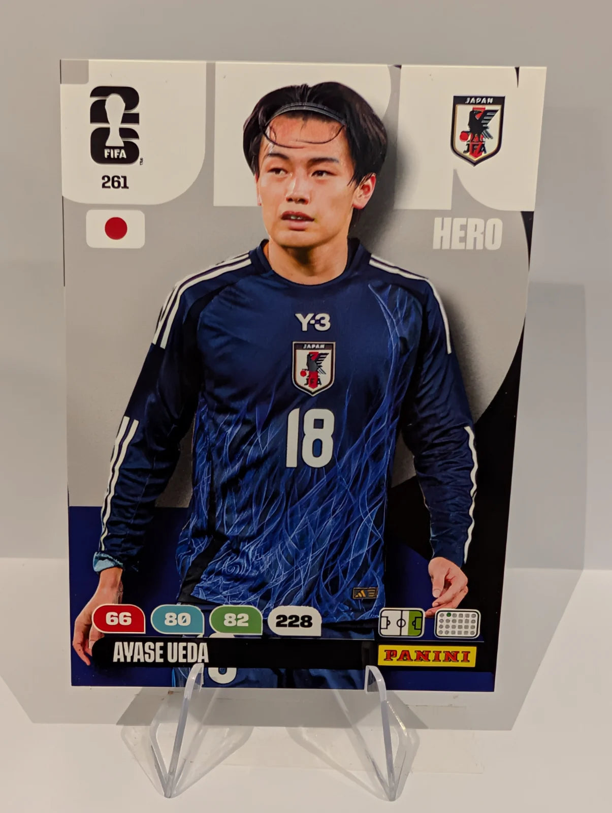 261 Ayase Ueda - Japan - Panini Adrenalyn XL World Cup 2026