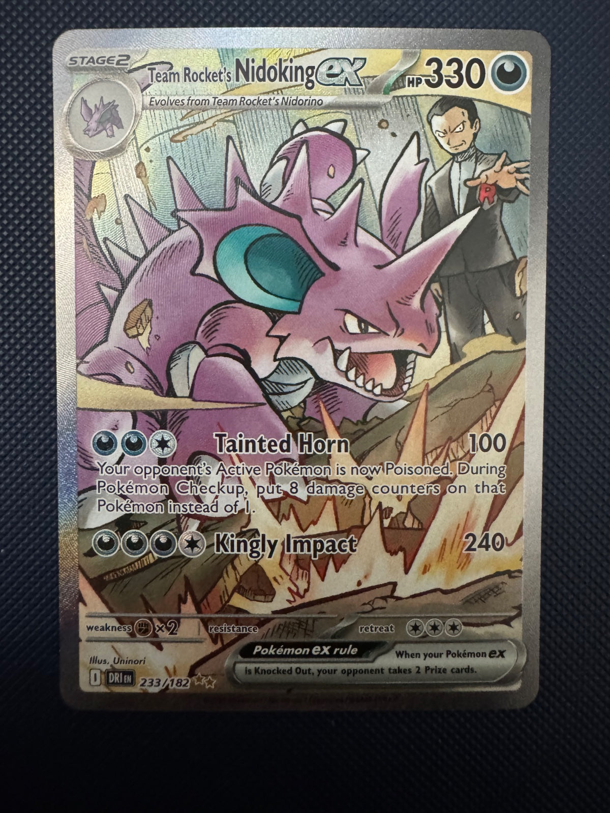 Team Rocket's Nidoking ex 233/182 · Holofoil (Destined Rivals)