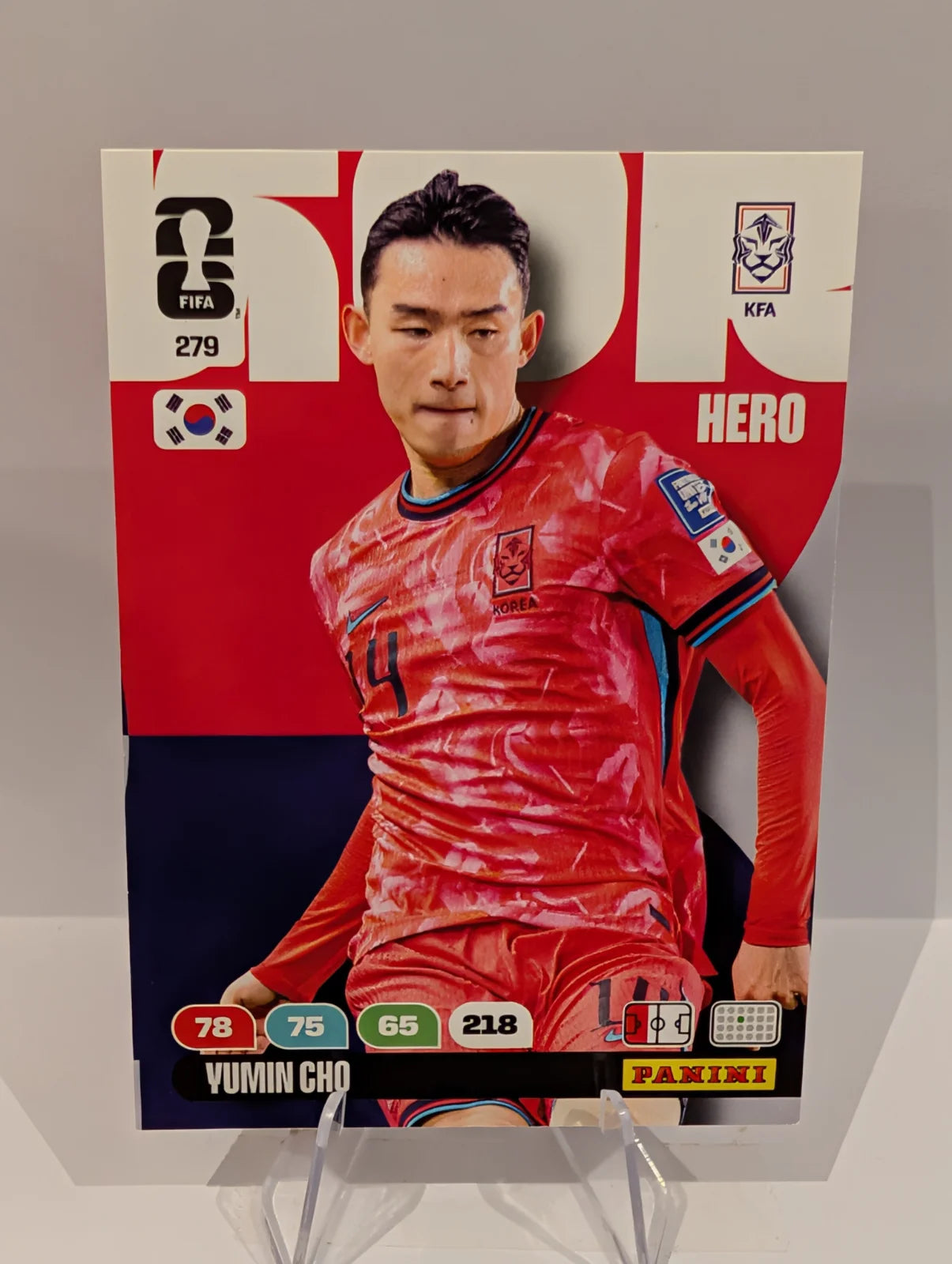 279 Yumin Cho - Korea Republic - Panini Adrenalyn XL World Cup 2026