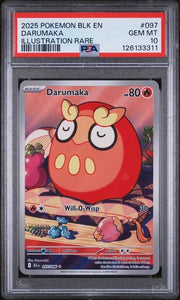 Darumaka 097/086 · Holofoil (Black Bolt) — PSA 10