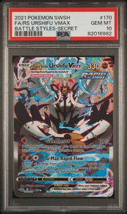 Rapid Strike Urshifu VMAX (Alternate Art Secret) 170/163 · Holofoil (Battle Styles) — PSA 10