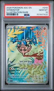 Hitmontop 240/217 · Holofoil (Ascended Heroes) — PSA 10