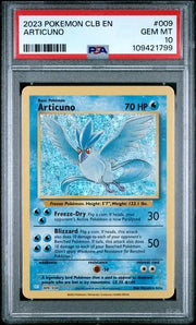 Articuno 009/034 · Holofoil (Trading Card Game Classic) — PSA 10